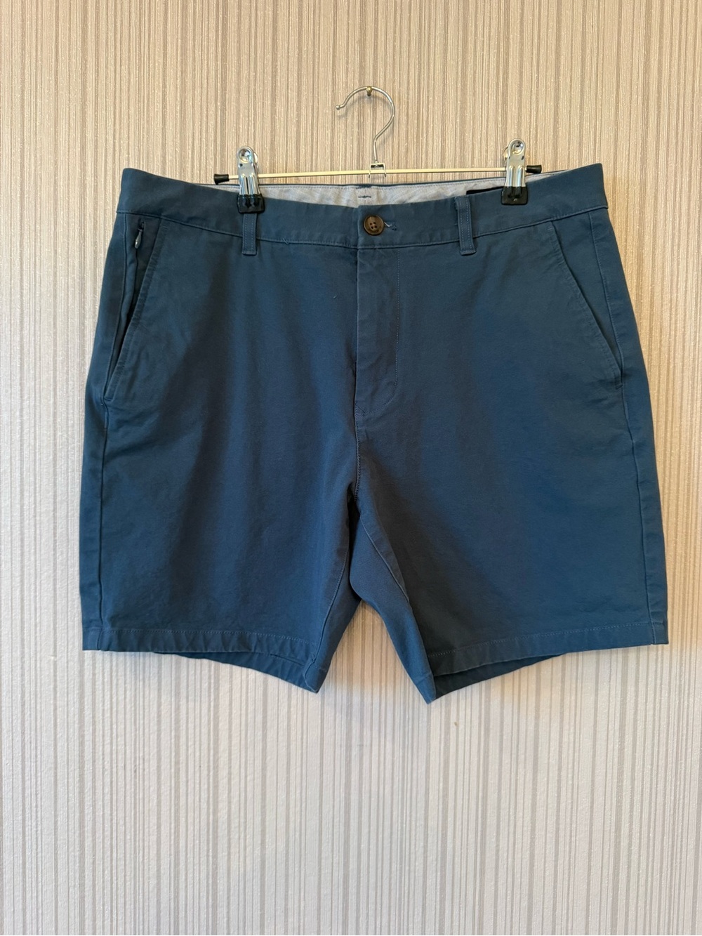 Bonobos Navy Flat-Front Chino Shorts